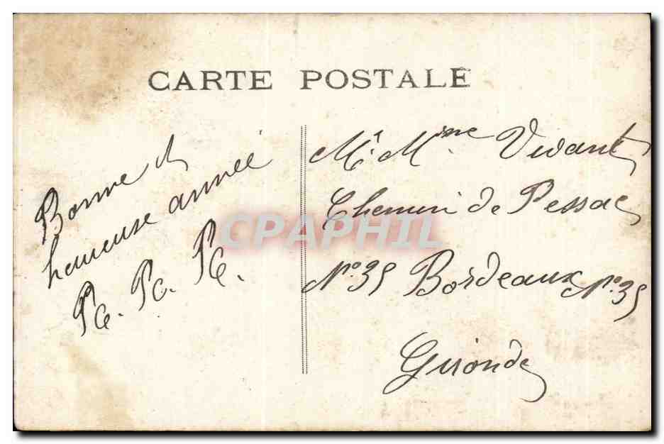 CPA Fantaisie Femme Heureux Anniversaire — Rückseite