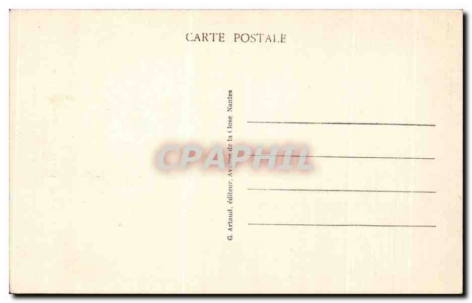 CPA Fantaisie En Bretagne Autour des lits clos Folklore Costume — Verso
