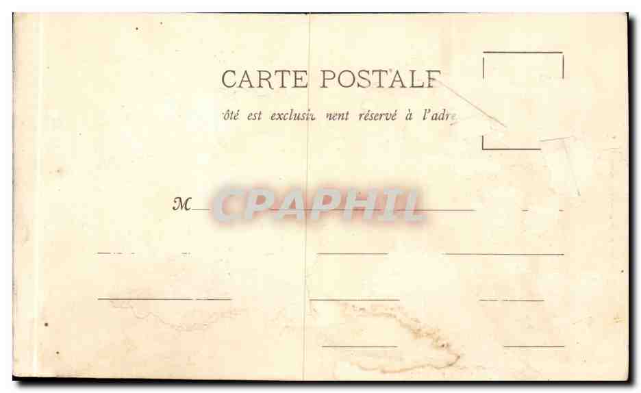 CPA Nancy Porte de la Craffe Specime — Verso