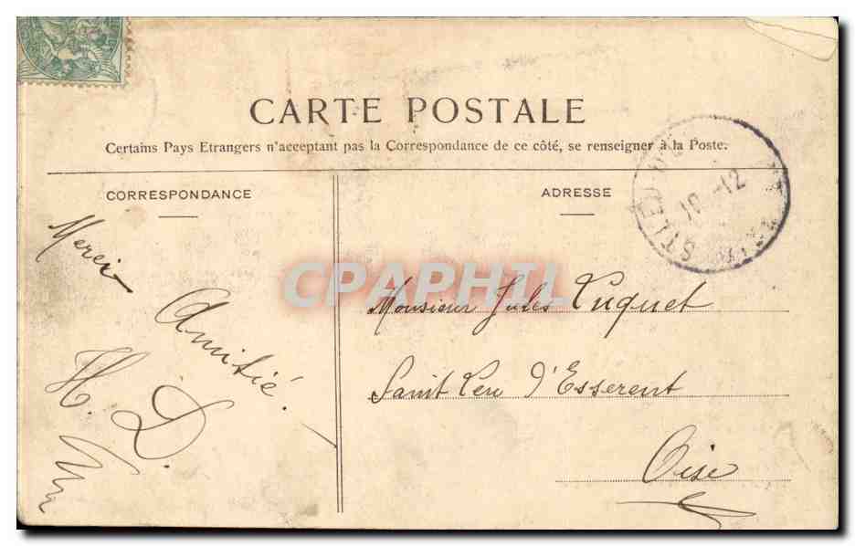 Toul — Entrée de l'Hôtel-de-Ville — La Lorraine illustrée — Rückseite