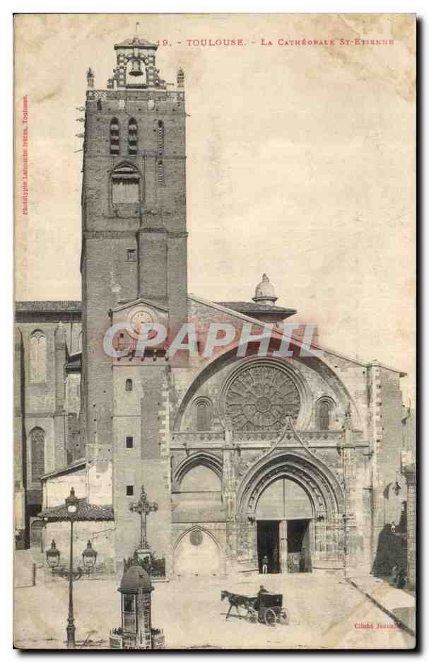 CPA Toulouse La cathedrale St Etienne