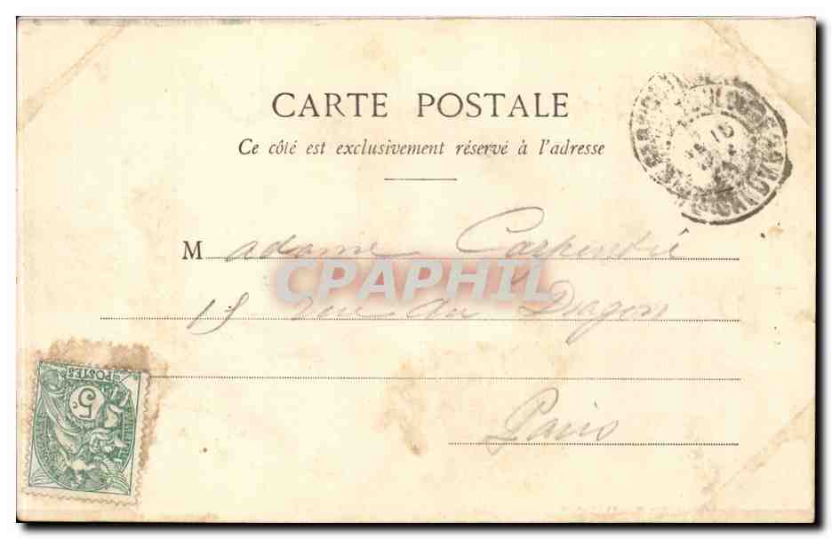 CPA Toulouse La cathedrale St Etienne — Verso