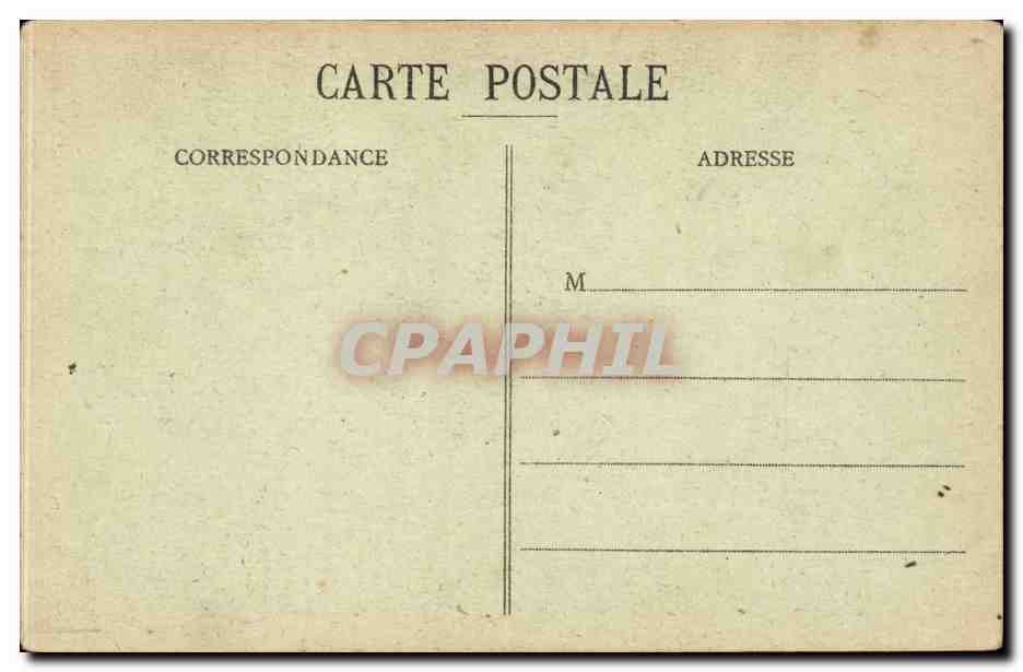 Bretagne CPA Les lits clos Folklore Costume — Rückseite