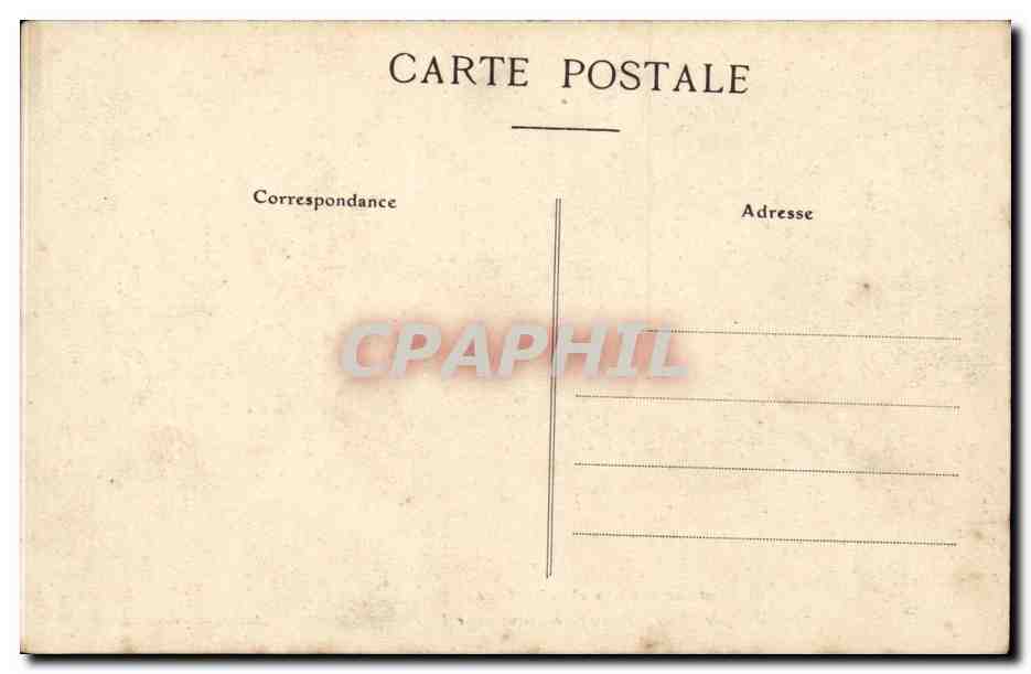 Bretagne CPA Les lits clos Folklore Costume Lendemain de noces — Verso