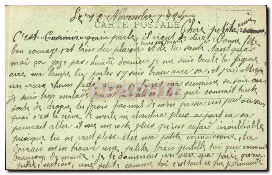 Bretagne CPA Les lits clos Folklore  — Verso