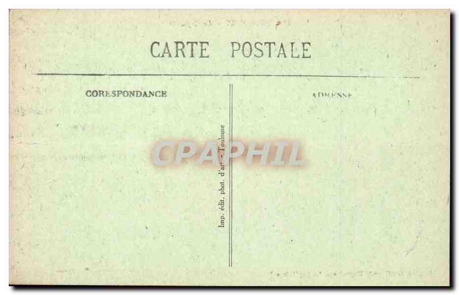 Toulouse CPA Le Capitole — Verso