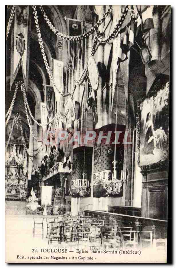 Toulouse CPA Eglise Saint Sernin 