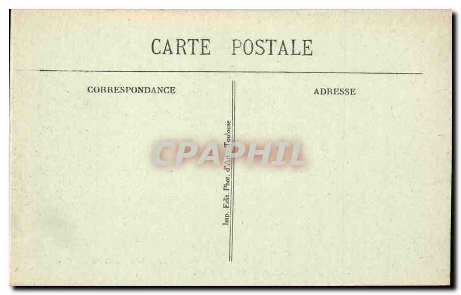 Toulouse CPA Le musee St Raymond — Verso