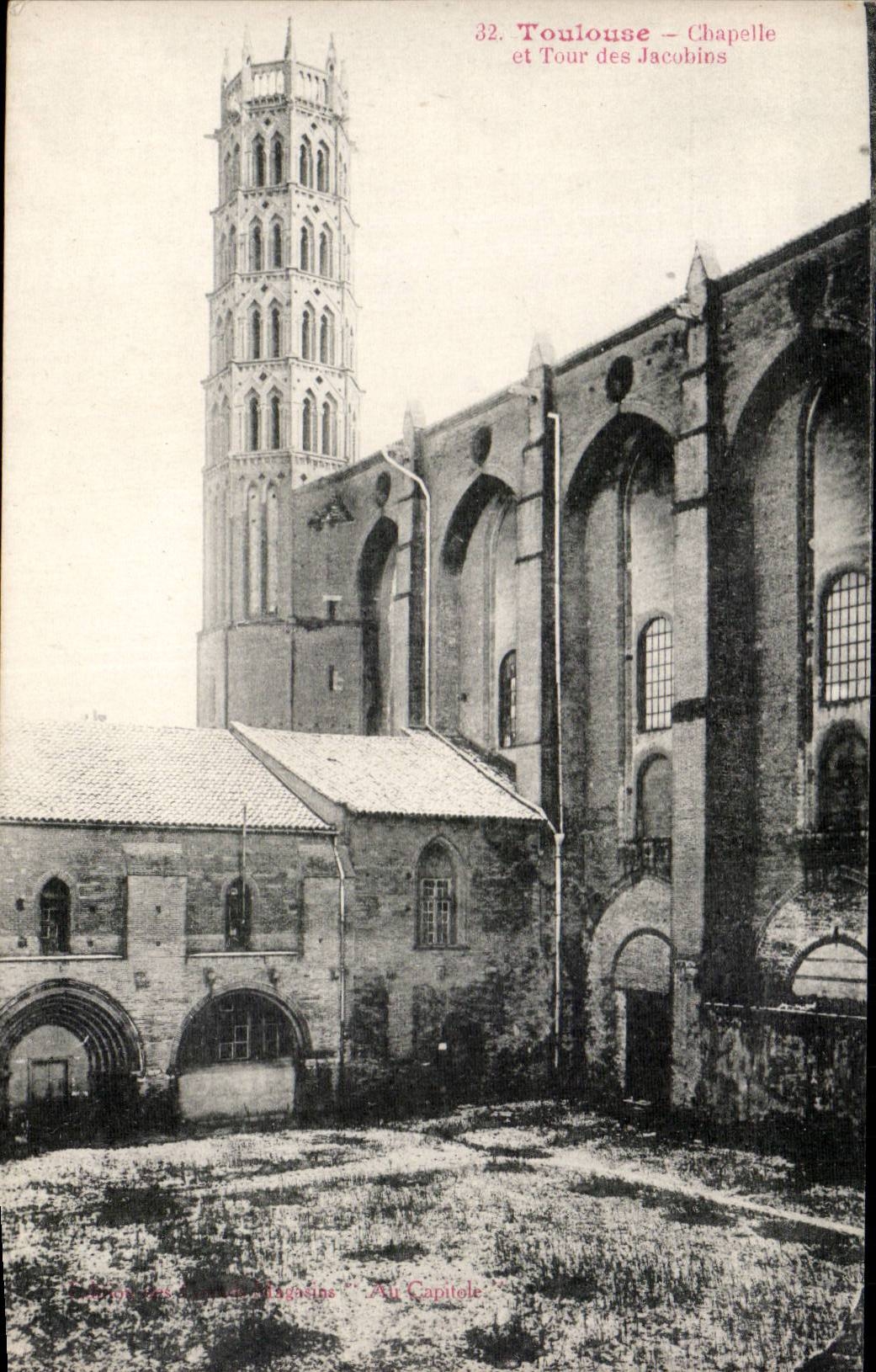 Toulouse — Chapelle et Tour des Jacobins — Imp. Phot. d'Art, Toulouse