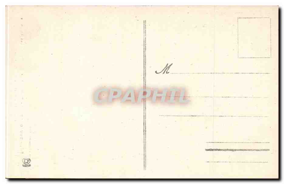 Toulouse CPA La double nef de l'eglise des Jacobins  — Verso