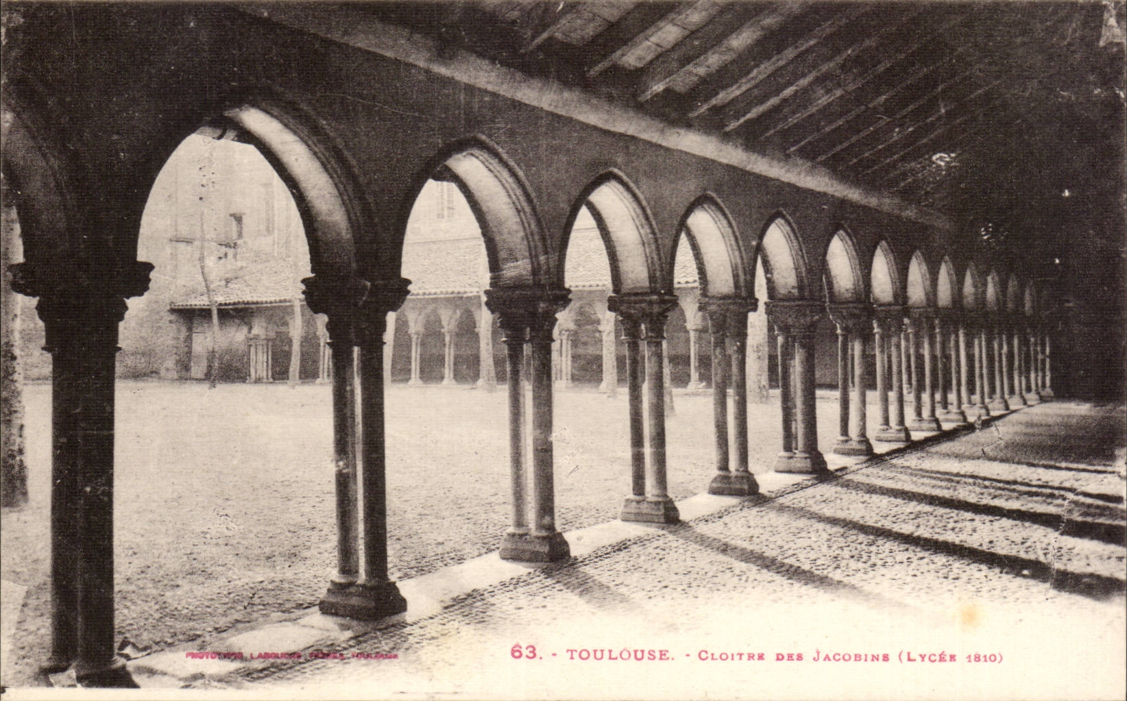 Toulouse - Cloître des Jacobins (Lycée 1810)