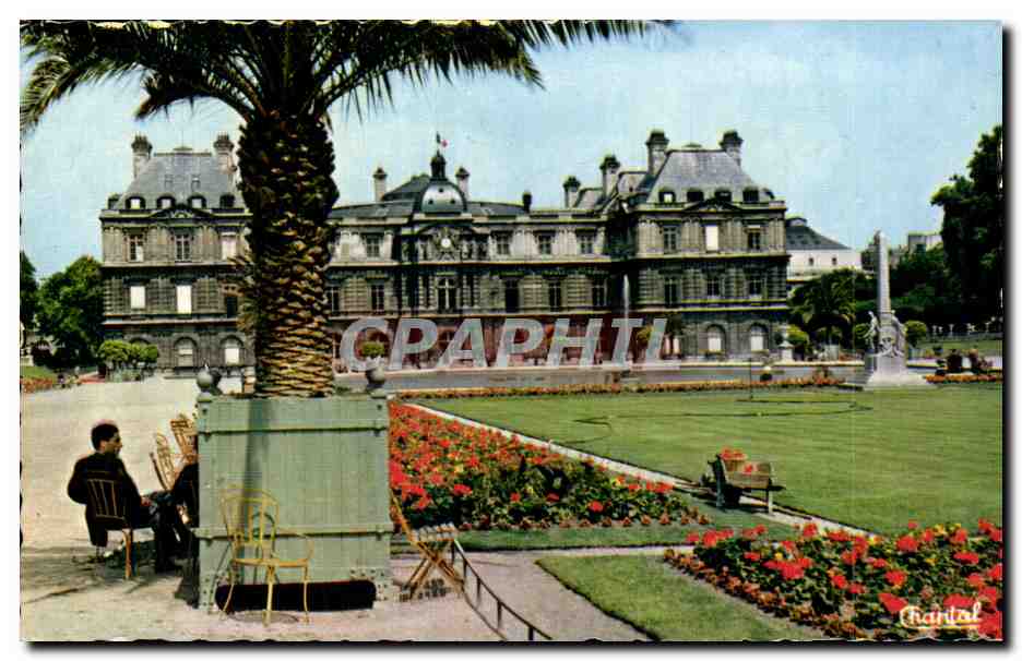 CPSM Paris Le jardin du luxembourg 