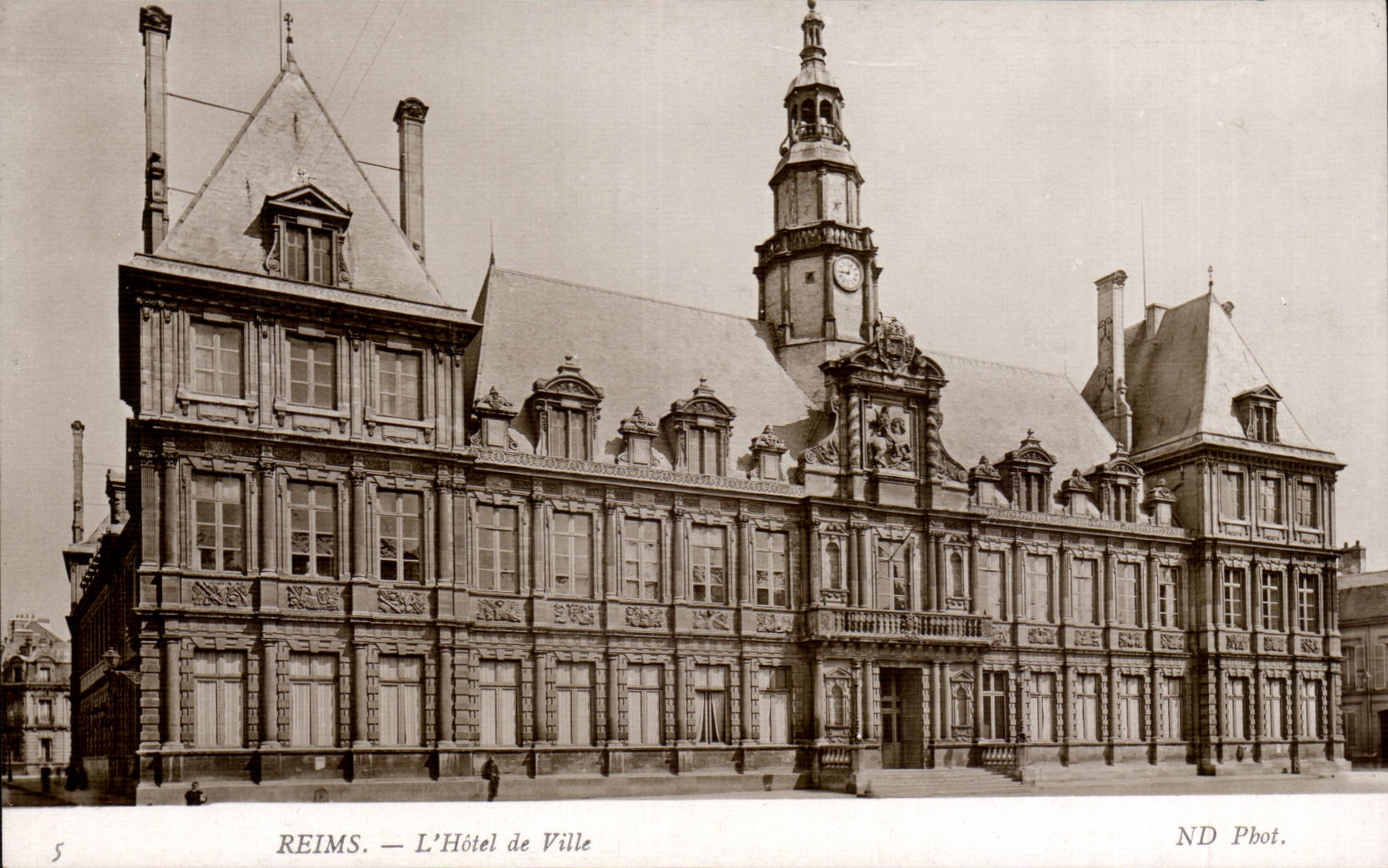 CPA Reims Hotel de ville