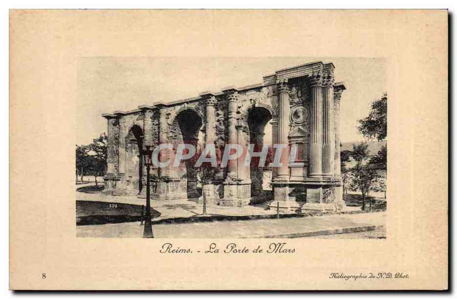Reims - La Porte de Mars — Photographie de N.D. Phot.