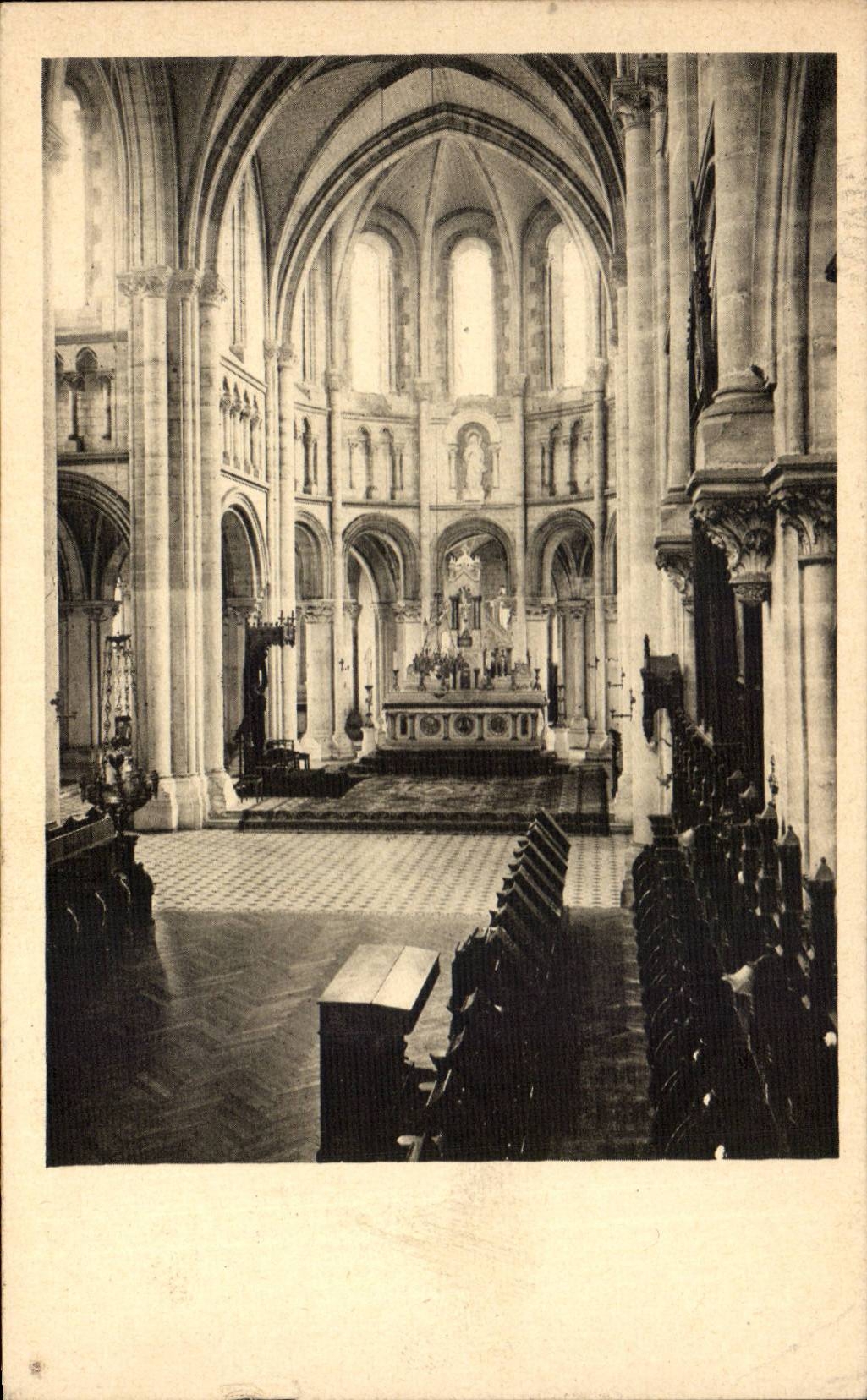 CPA Abbaye de la Grande Trappe Eglise de la Trappe Le sanctuaire