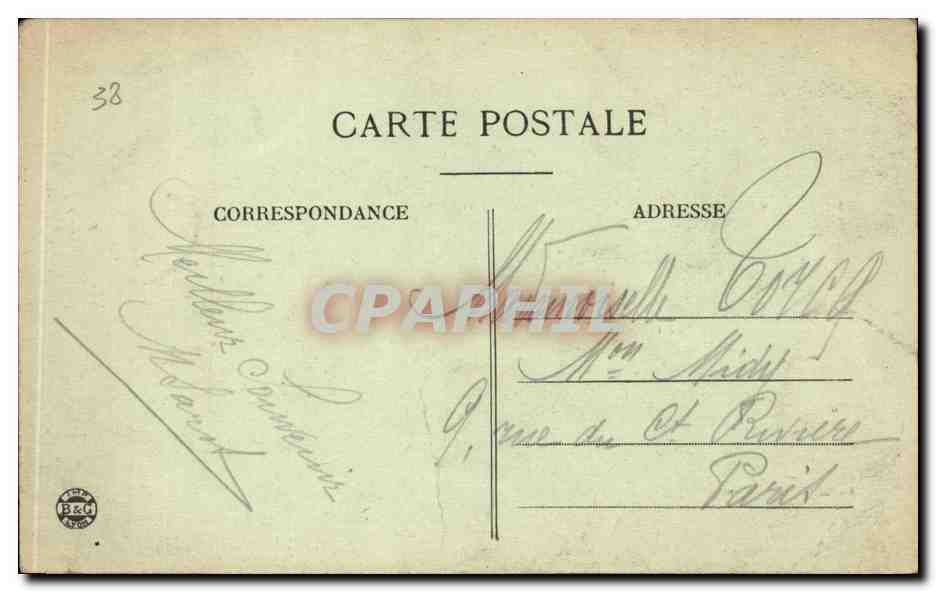 Grand Viaduc sur la Roizonne, près LA MURE — Merveille du Dauphiné — éditeur AS MICHEL, n° 8 — Verso