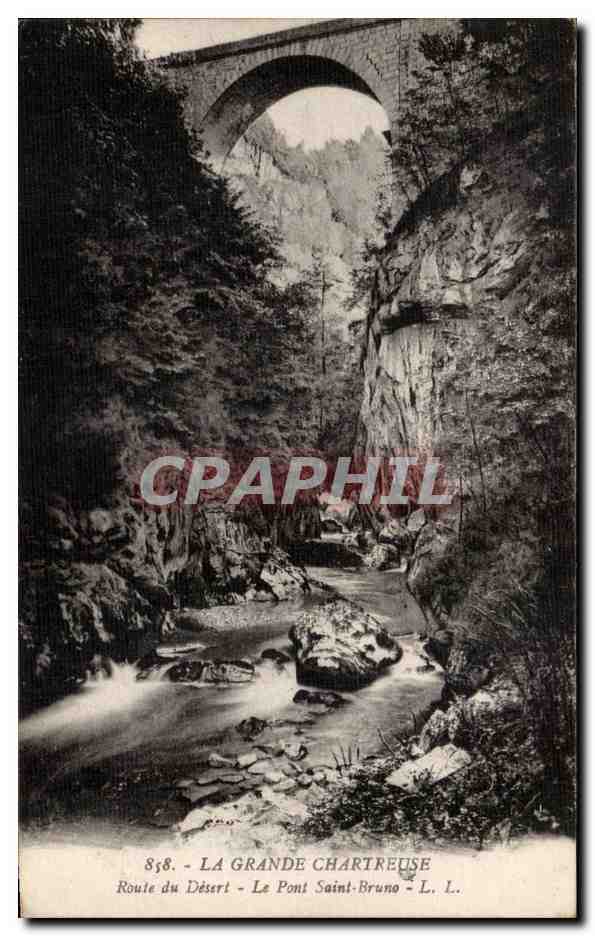 Le Pont Saint-Bruno — Route du Désert — La Grande Chartreuse — L. I.
