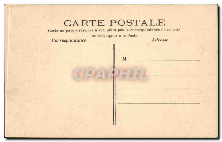 CPA Folklore interieur Breton Costume — Verso