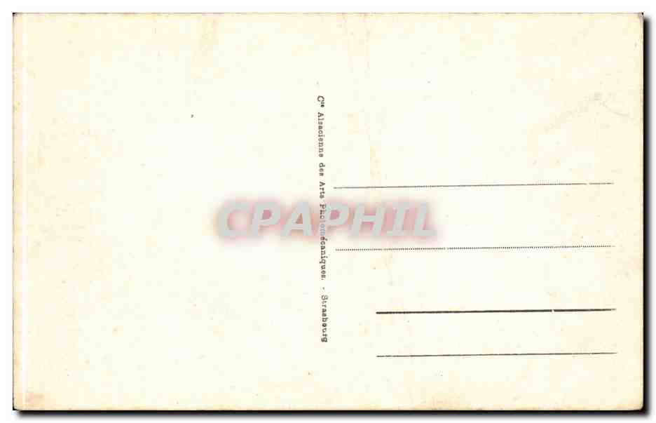 CPA Bretagne Folklore Coiffes bretonnes — Verso