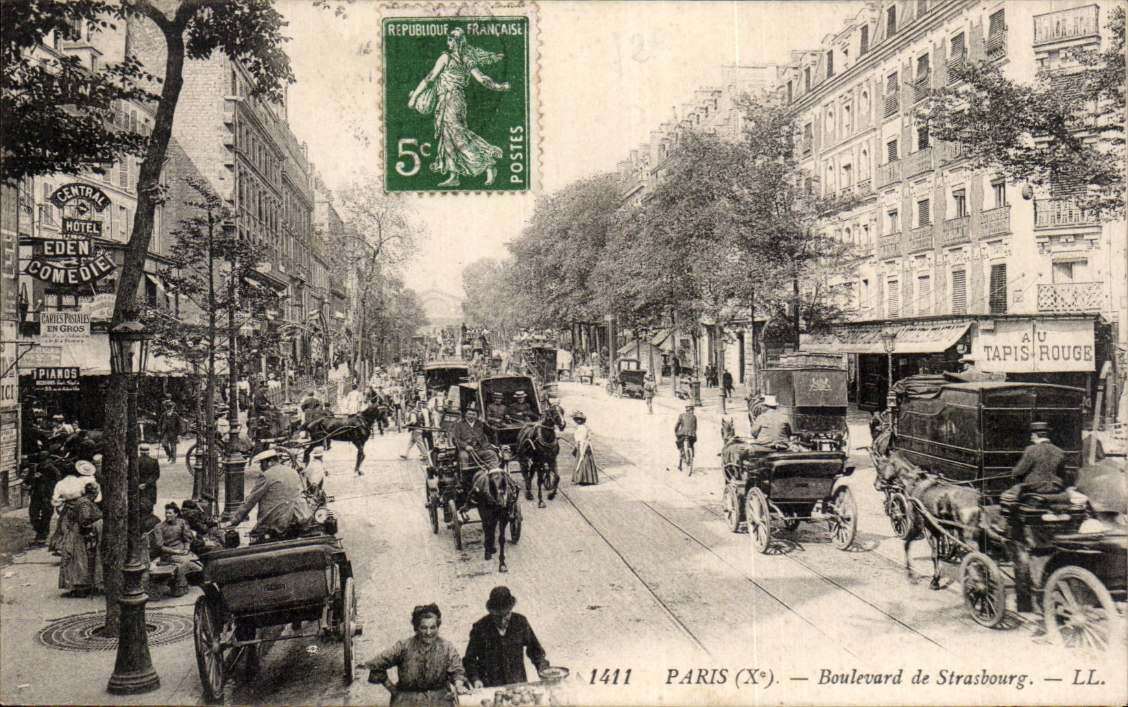 CPA Paris Boulevard de Strasbourg