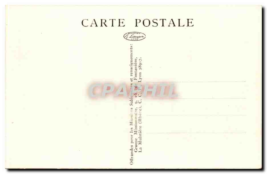 Japon II — Petit séminaire indigène (1933-34) — Missions Salésiennes — Verso