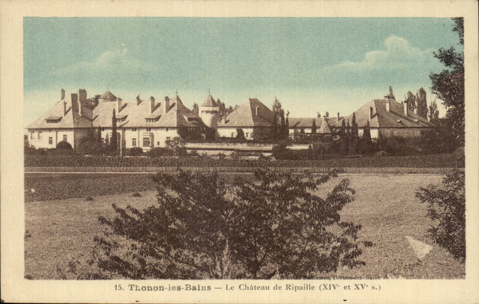CPA Thonon les Bains Le chateau de Ripaille 