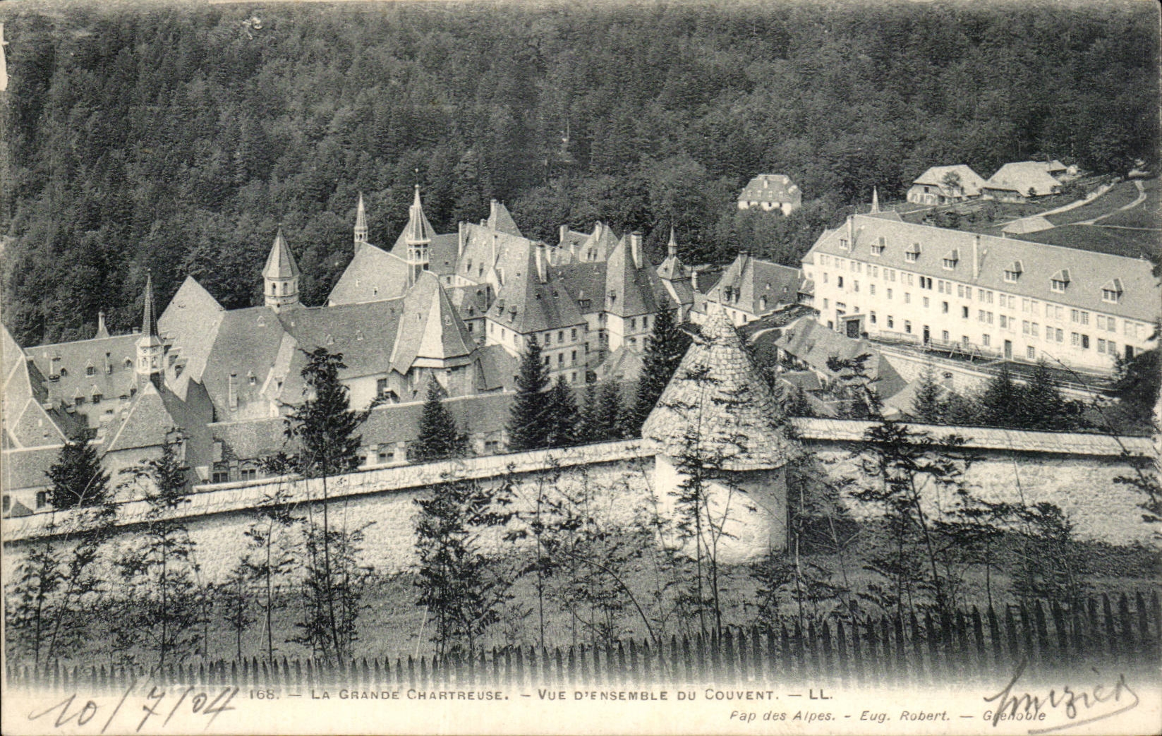 CPA Dauphine La Grande Chartreuse Vue d'ensemble du couvent