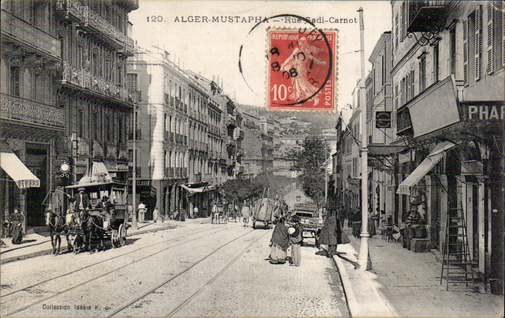 Algéro-Mustapha — Rue Sadi-Carnot — Collection Idéale P. 01