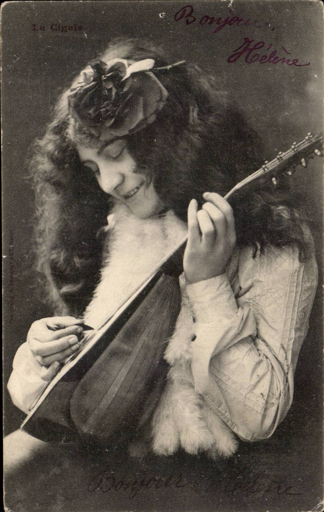CPA FAntaisie Femme