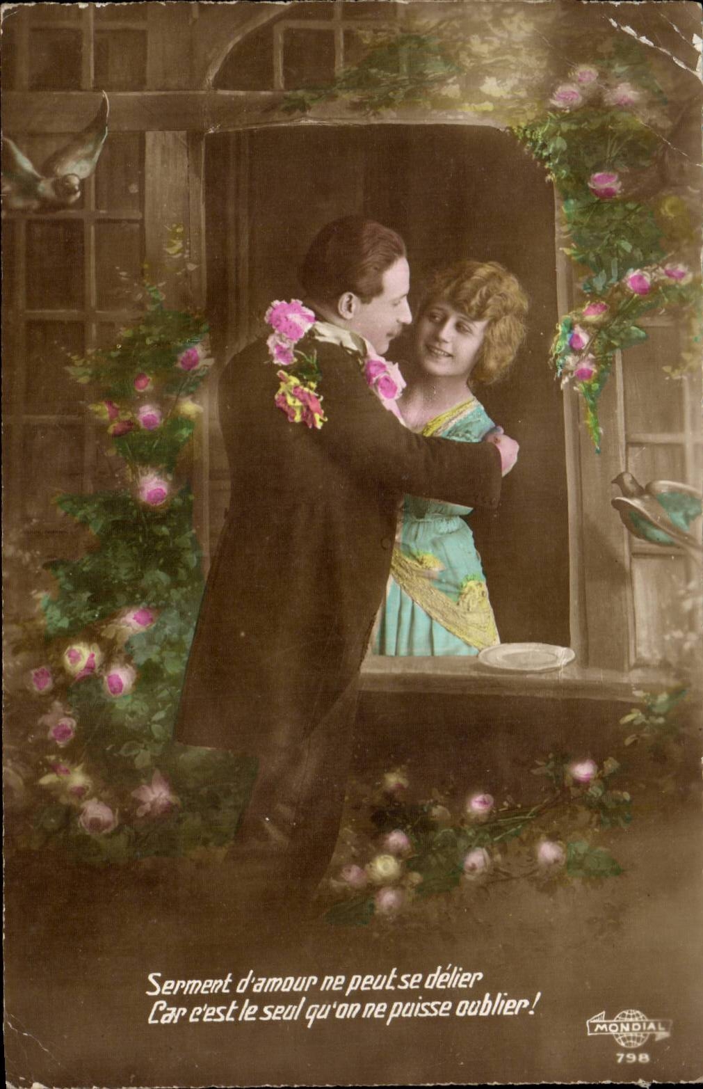 CPA FAntaisie Femme