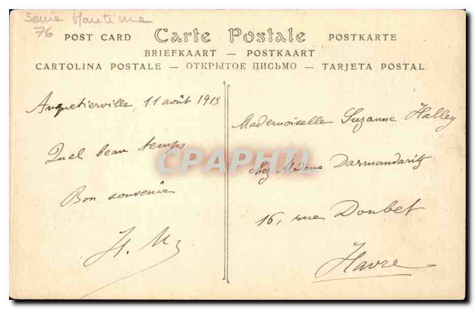 Caudebec-en-Caux — Vieilles Maisons sur la Rivière Sainte-Gertrude — ND Phol. — Reverso