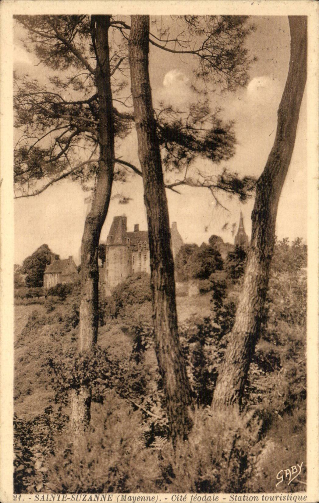 Saint Suzanne CPA Cite feodale Station touristique