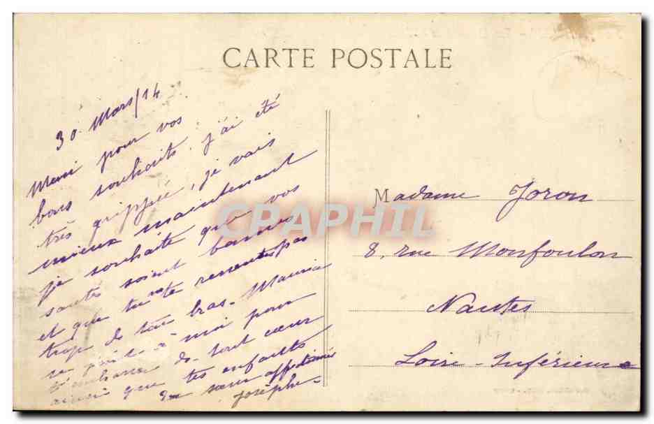 CPA Lyon Le grand theatre — Verso