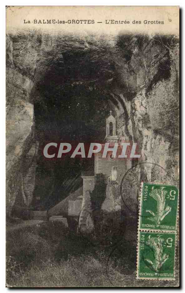 CPA La Balme les GRottes L'entree des grottes