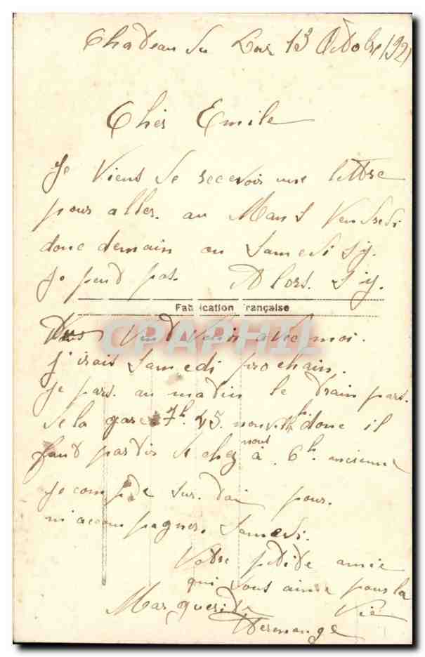 Amoureux Entretien — REX 748 — Verso