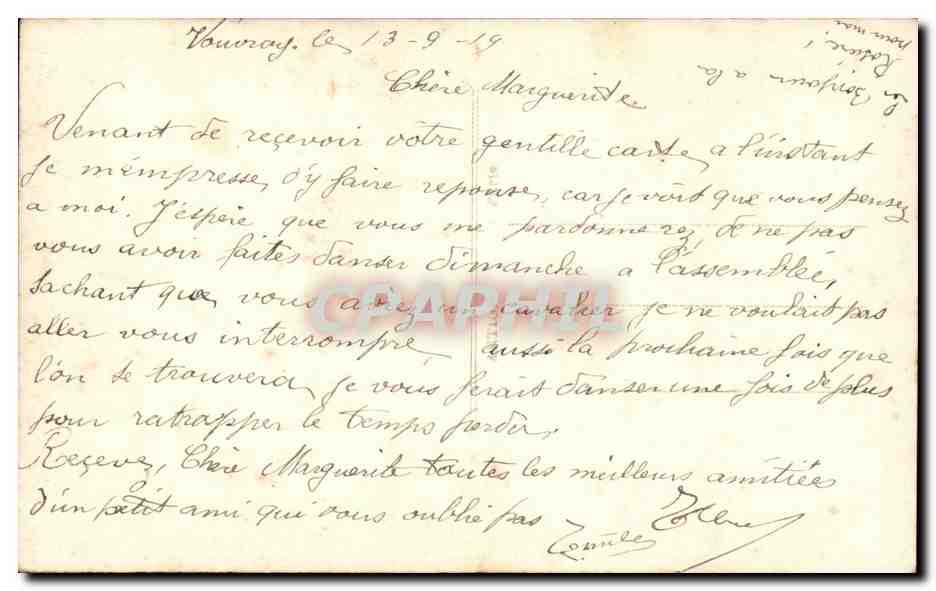 Jeune couple en extérieur — texte amoureux — La Faverite 943 — Reverso