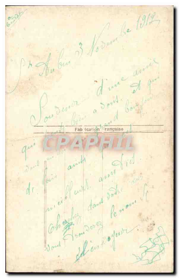 CPA Fantaisie Femme — Verso