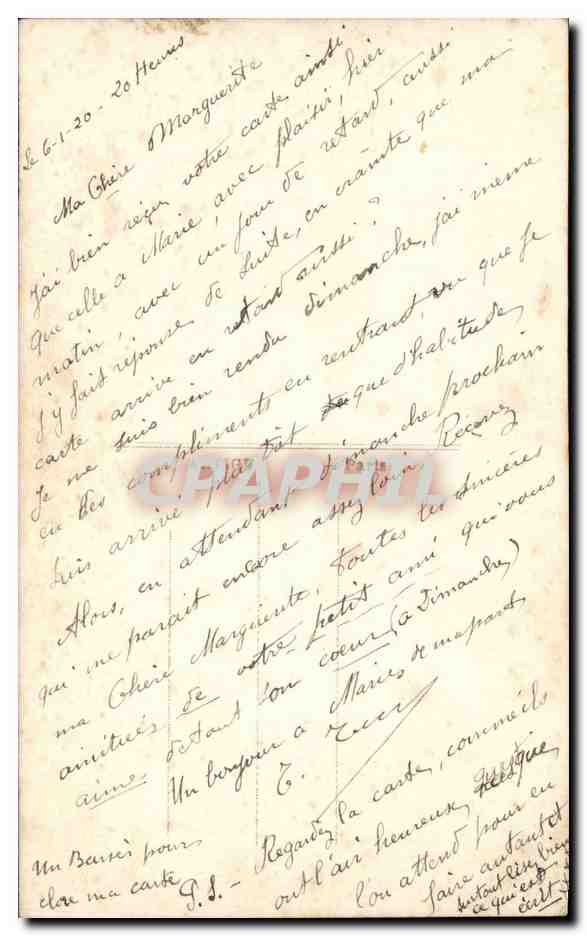 Der Kuss — Gedicht — Verlag L. Fournier, Nr. 661 — Rückseite