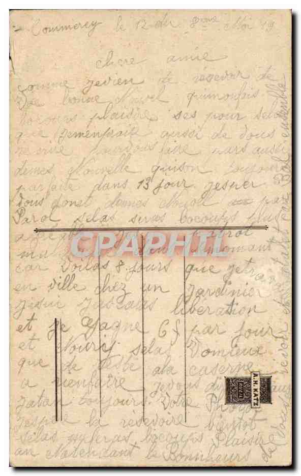 Soldat et femme — scène d'amour sous étoile — L'étoile d'amour, n° 96084 — Reverso