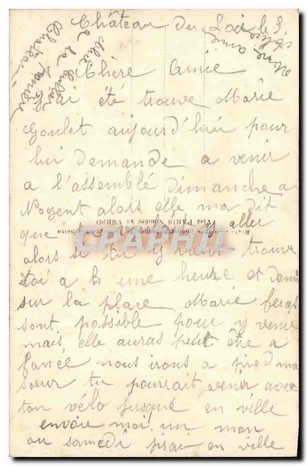 Un Baiser — carte postale illustrée — DIX 533 — Reverso