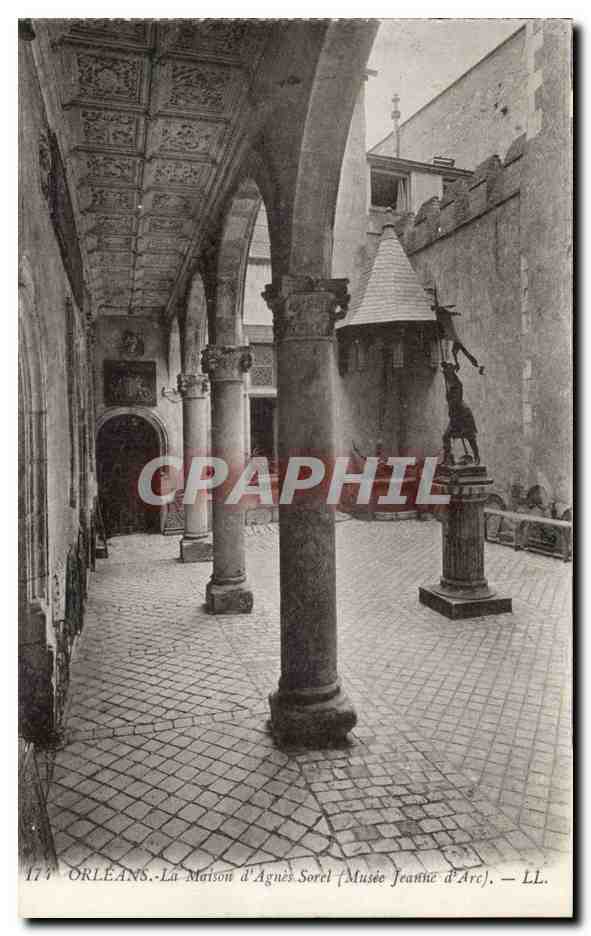CPA Orleans La maison d'Agnes Sorel Musee Jeanne d'arc