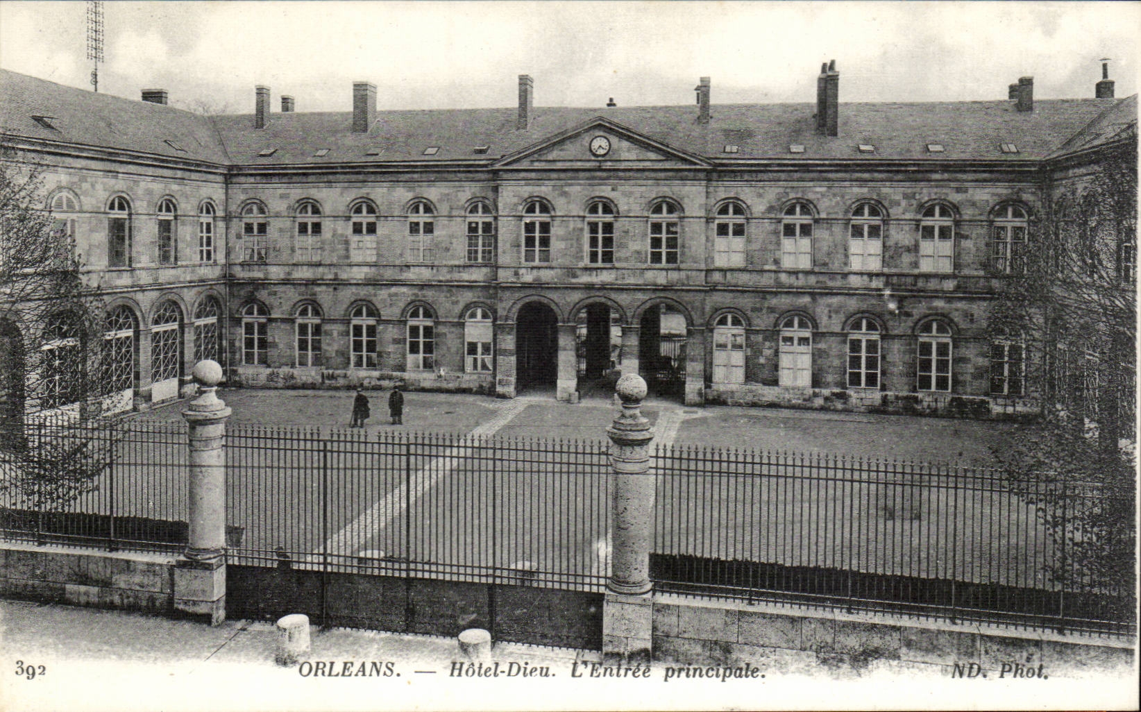 CPA Orleans Hotel Dieu L'entree principale