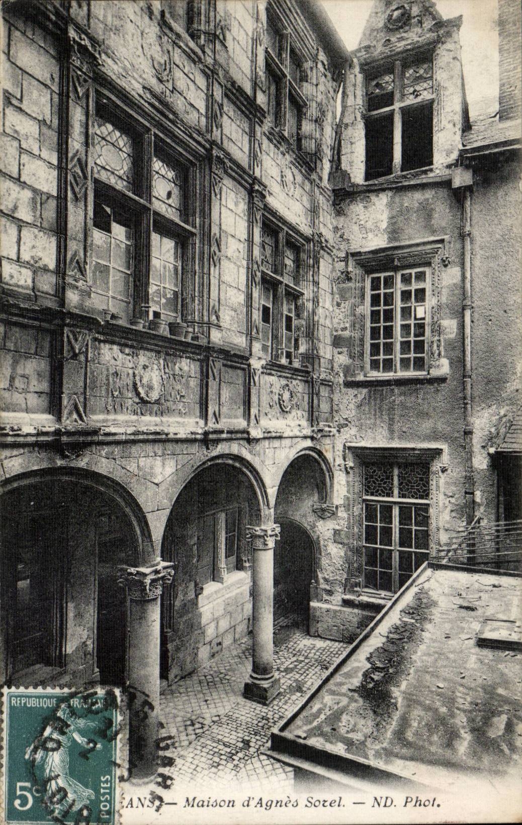 CPA Orleans Maison d'Agnes Sorel