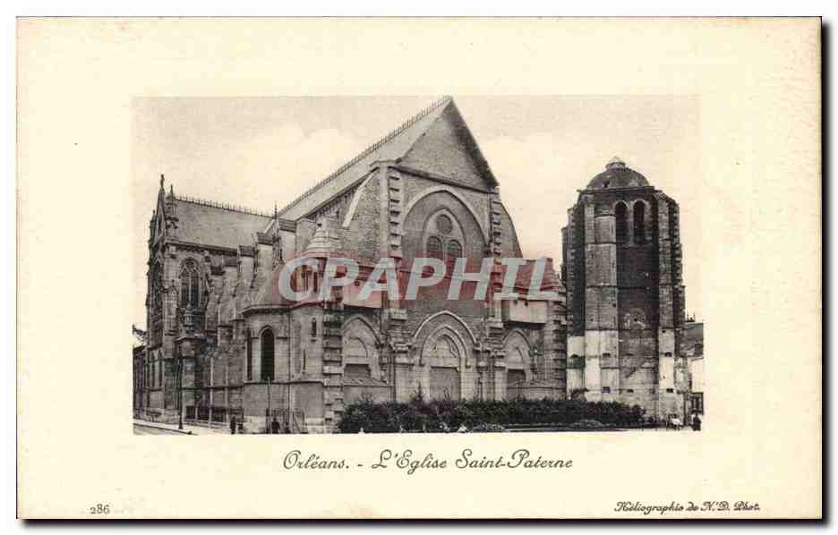 Orléans - Église Saint-Paterne — Photographie de N.D. Phot. n°286