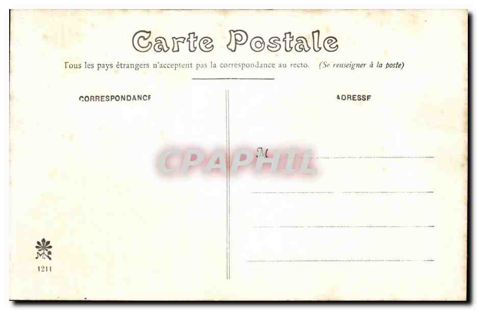 CPA Orleans Eglise Saint Vincent — Verso