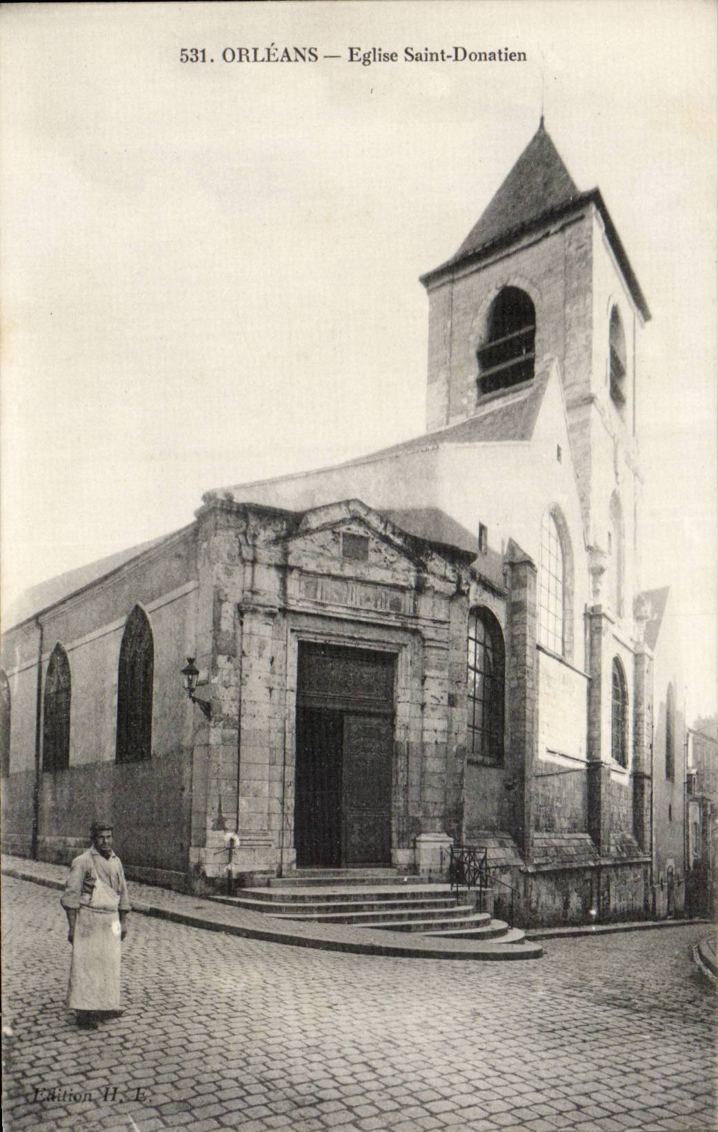 CPA Orleans Eglise Saint Donatien Boucher