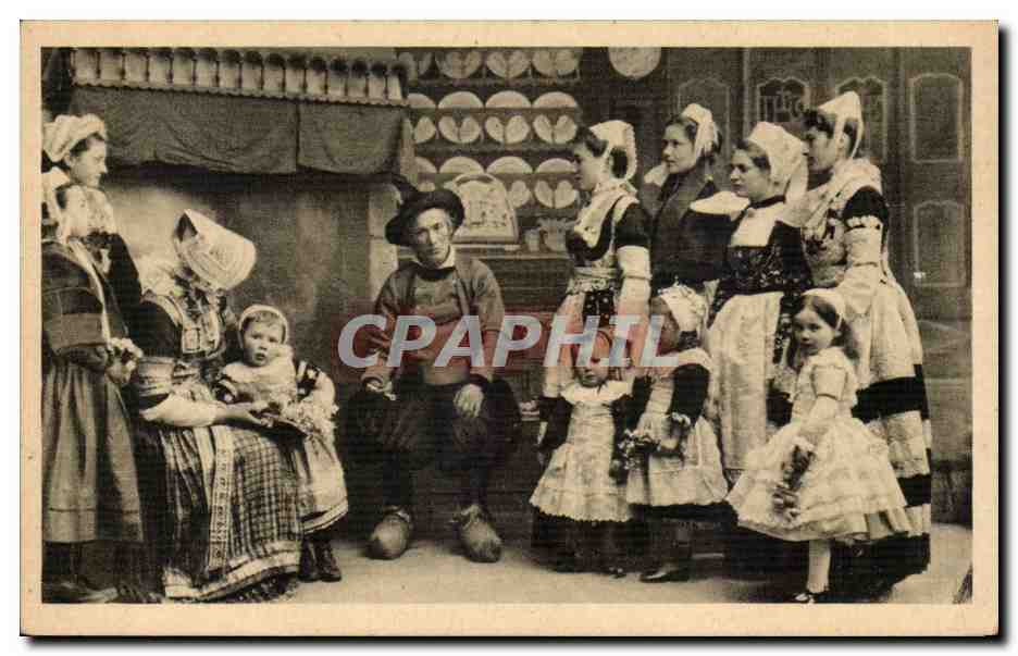 Costumes de fête — étude des environs de Quimper — Collection Villars Quimper