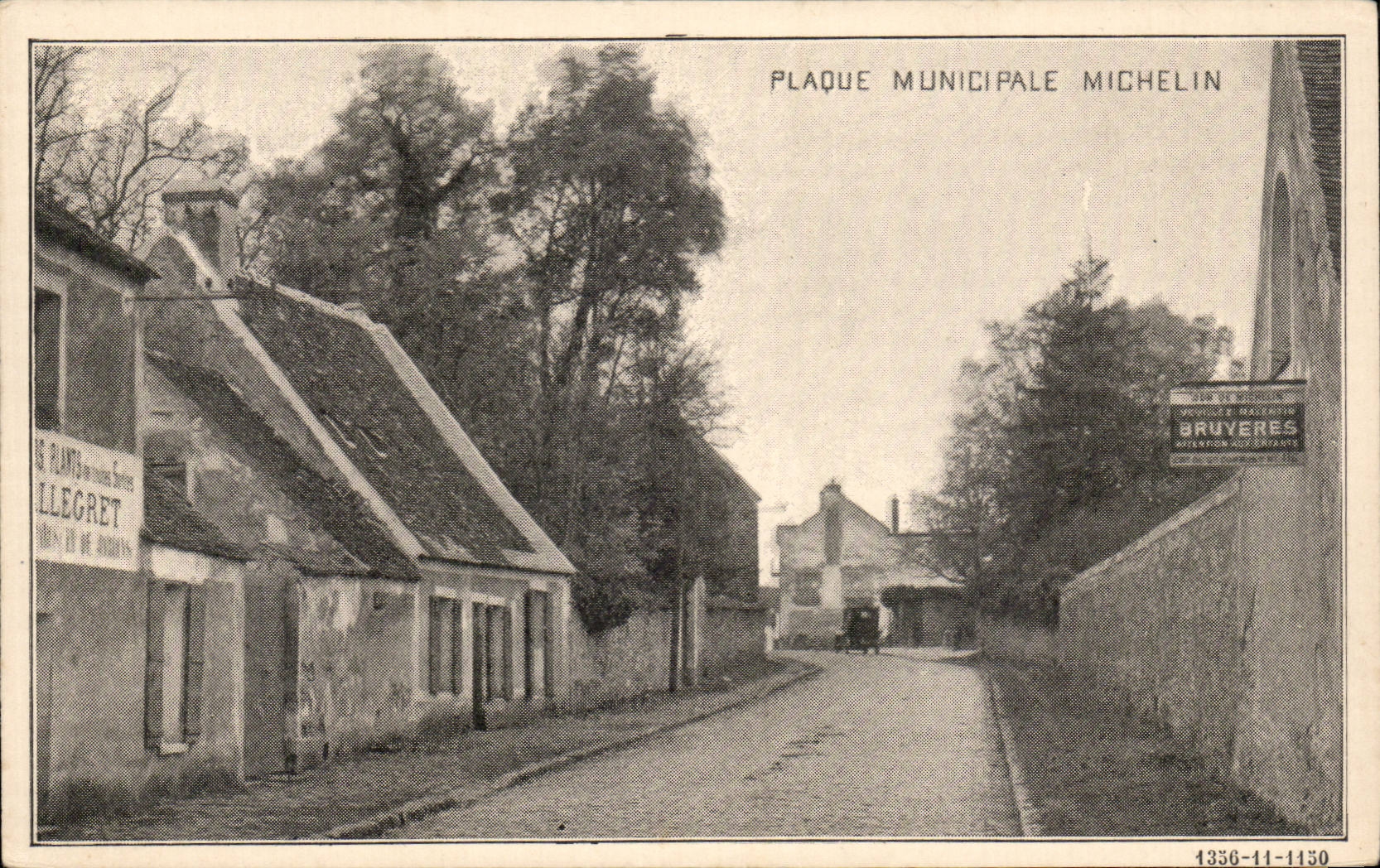 CPA Bruyeres Plaque municipale Michelin
