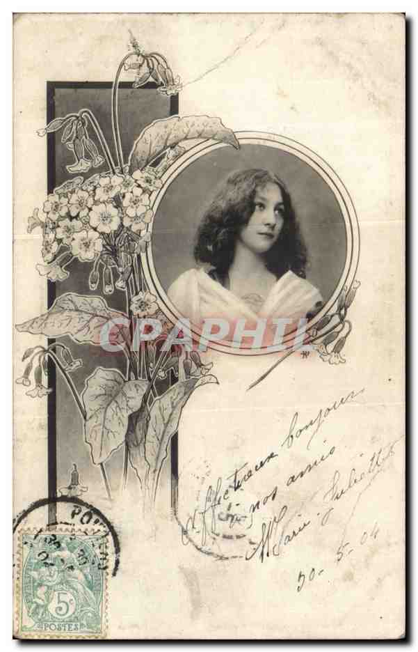CPA Fantaisie Femme