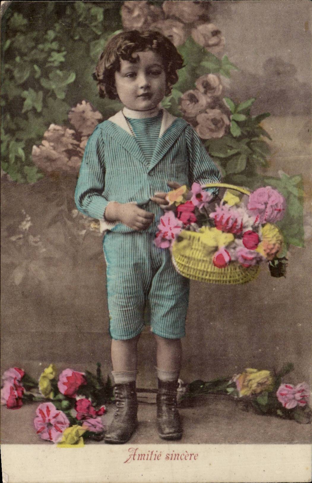 CPA Fantaisie Enfant Garcon